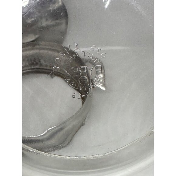 VTG Hammered Aluminum Casserole Server w/ Pyrex Liner & Lid | MCM Food Warmer - Picture 6 of 10